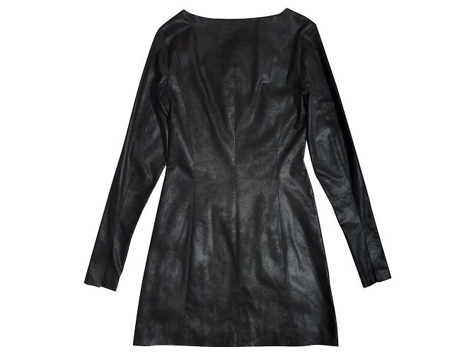 Vestido negro Drykorn de algodón Talla S