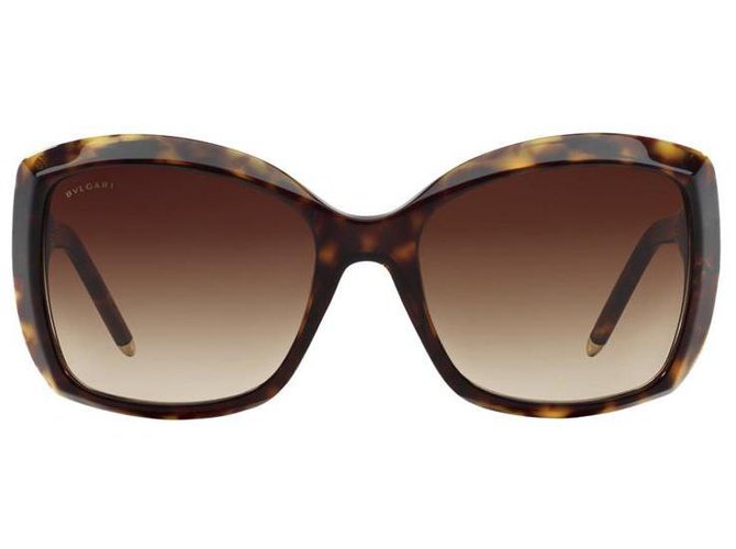 Bulgari Gafas de sol Castaño Plástico  ref.159746