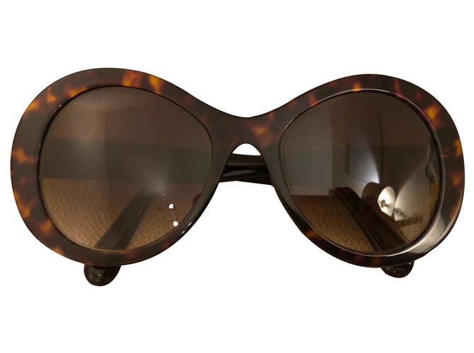 Chanel Sunglasses Brown Plastic ref.159744 Joli Closet