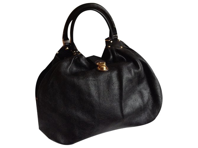 Louis Vuitton Mahina Black Leather  ref.159881