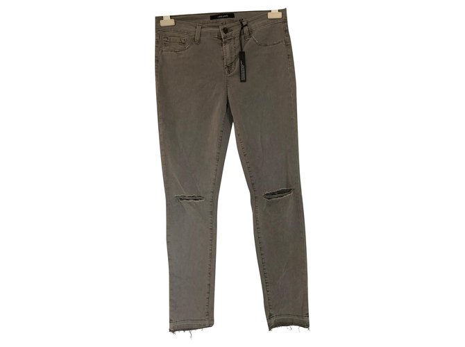 J Brand jeans Coton Gris  ref.160093