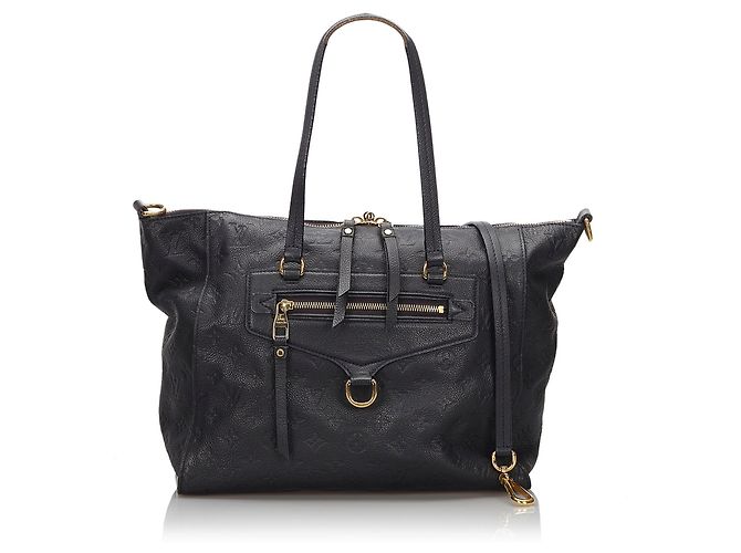 Louis Vuitton Monogram Blue Empreinte Lumineuse PM Blu scuro
