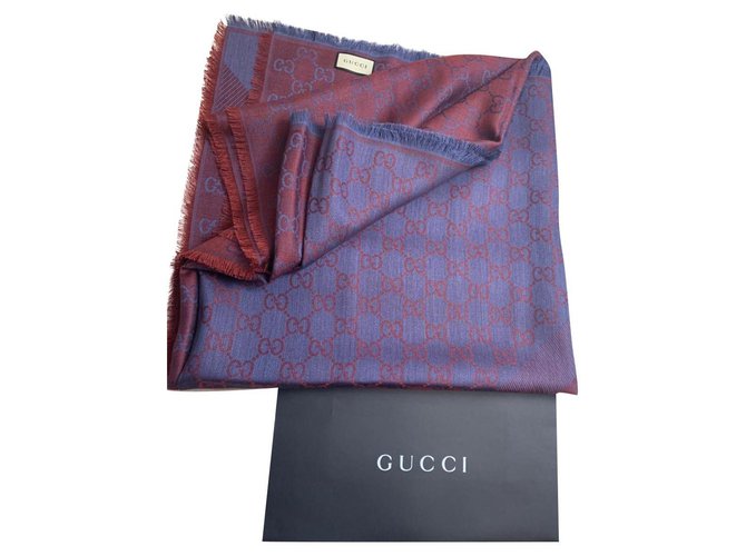 Gucci Multicor Seda Lã  ref.160314