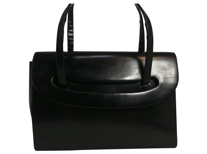 Christian Dior Handtaschen Schwarz Leder  ref.160418