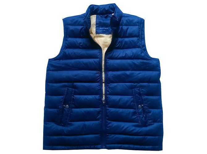 Tommy Hilfiger Ärmellose Steppjacke Blau