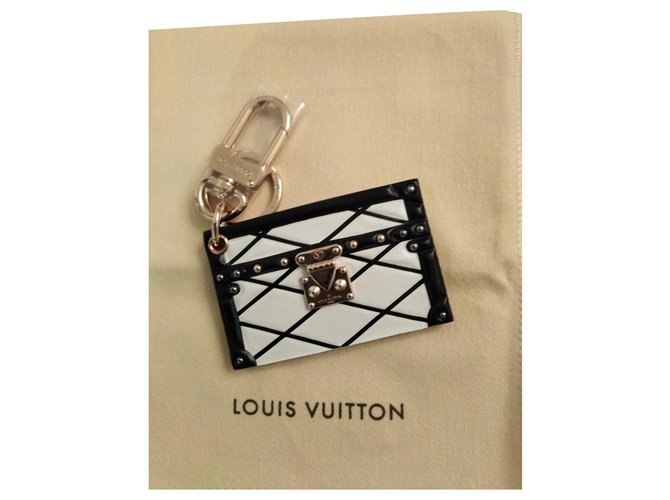 Louis Vuitton bijoux sac Blanco Cuero  ref.160634
