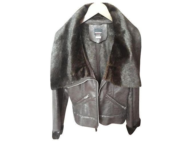 Miss Sixty Jacke Dunkelbraun Polyester