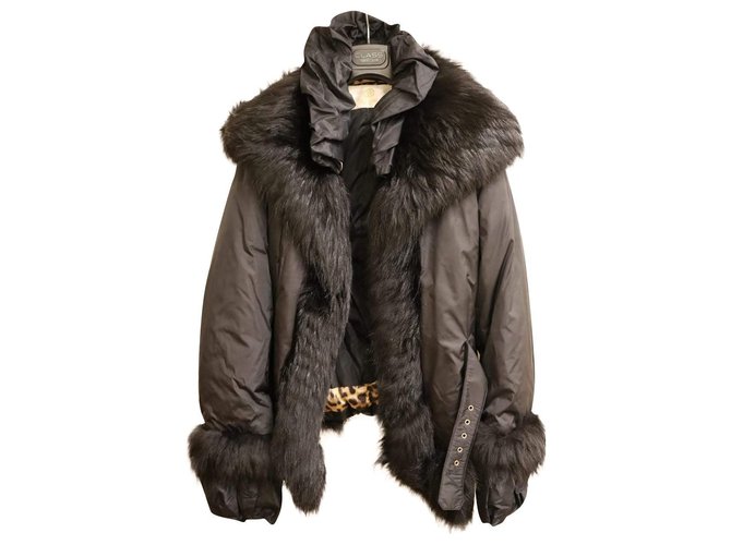 Roberto Cavalli Jackets Beige Fur  ref.160756