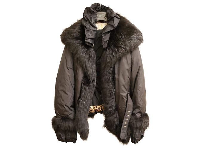 Roberto Cavalli Pelzjacke Beige