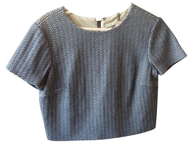 Top blu Alice + Olivia Taglia S
