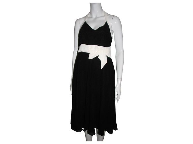 Coast Schwarz-weißer Neckholder