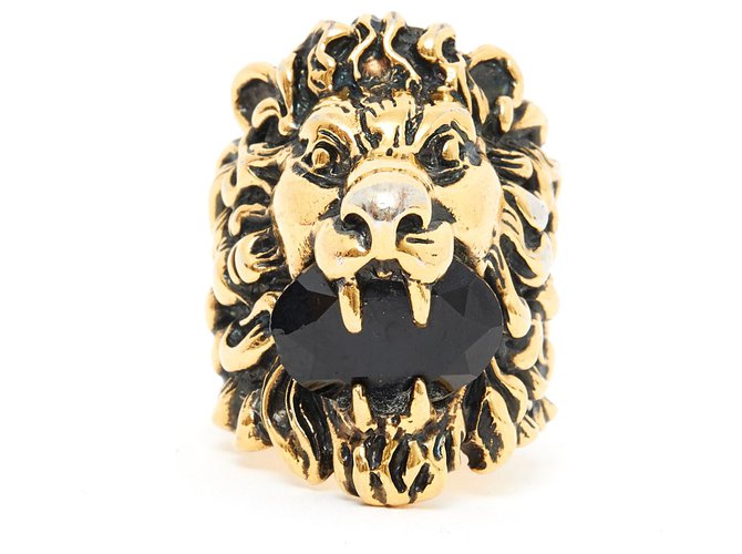 Gucci LION T HEAD51/52 Golden Metall  ref.160904
