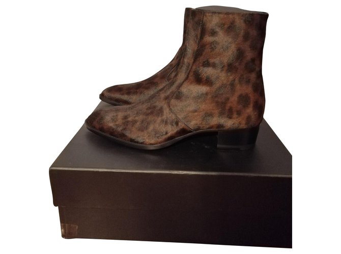 mens leopard boots