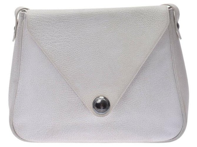 Hermès Vintage Shoulder Bag Branco  ref.161063