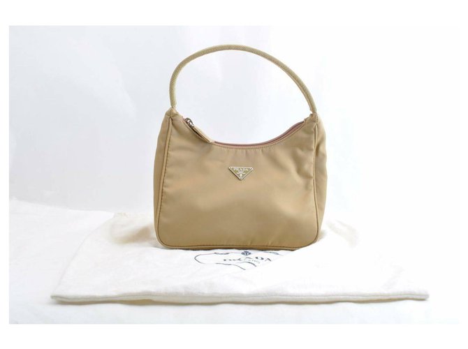 prada beige nylon bag