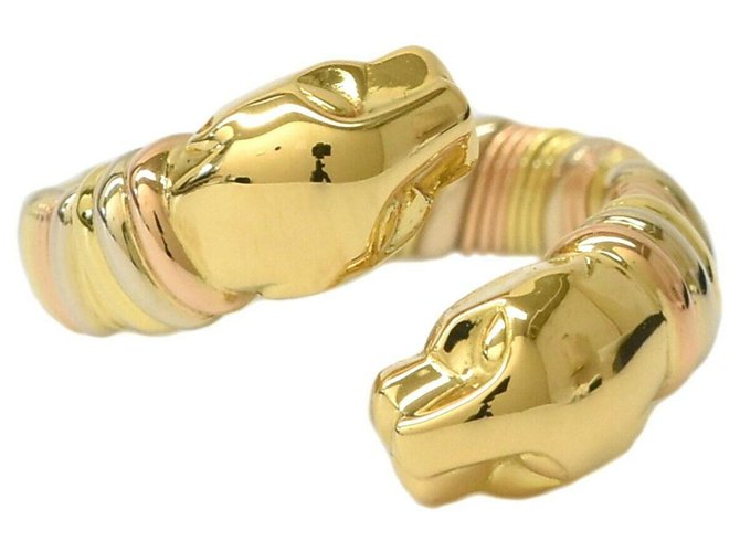 Cartier Cougar Panther Ring Band Gelb Gelbes Gold  ref.161198