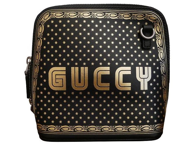 Gucci Guccy Minibag Lederhandtasche Schwarz