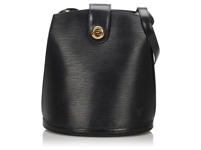 Louis Vuitton Black Epi Cluny Leather  ref.161321