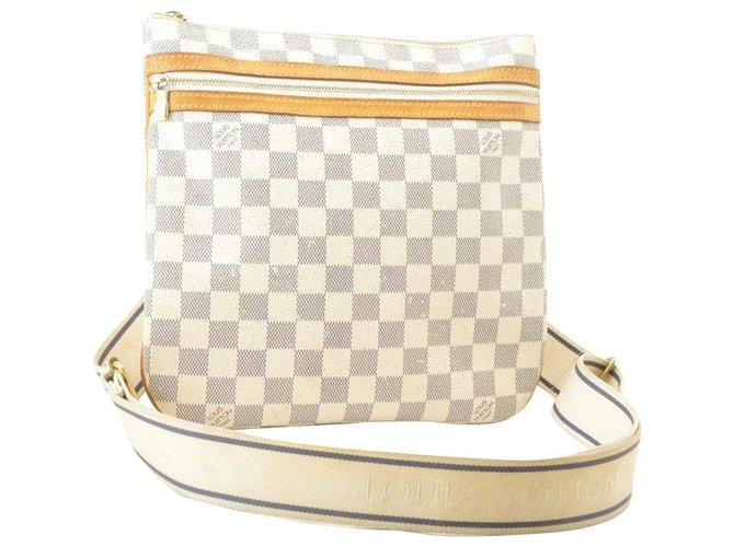 Louis Vuitton Damier Azur Pochette Bosphore Crossbody For Sale at