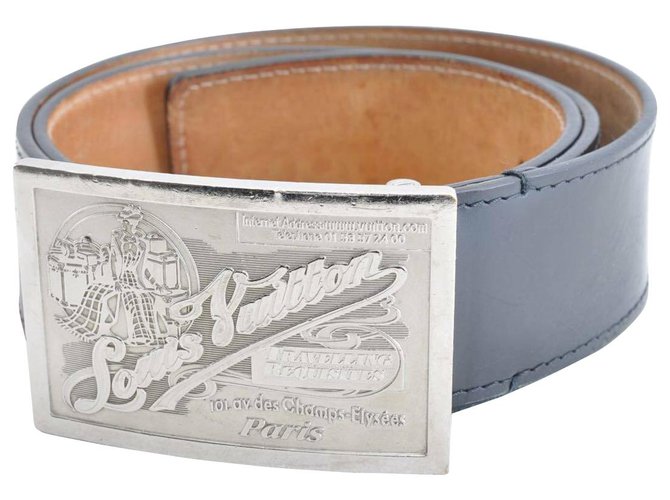 Cinturón de Louis Vuitton Castaño Cuero  ref.161437