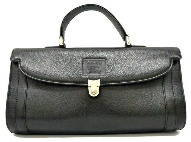 Burberry Leather Satchel bag Black  ref.161448