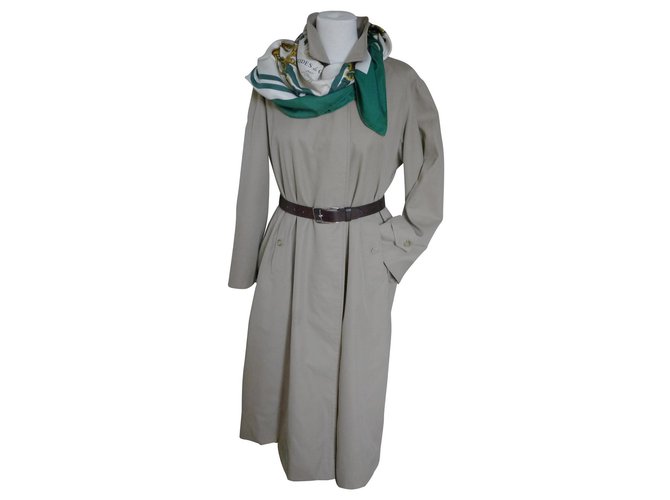 Burberry Prorsum Trench coats Beige Cotton  ref.161505