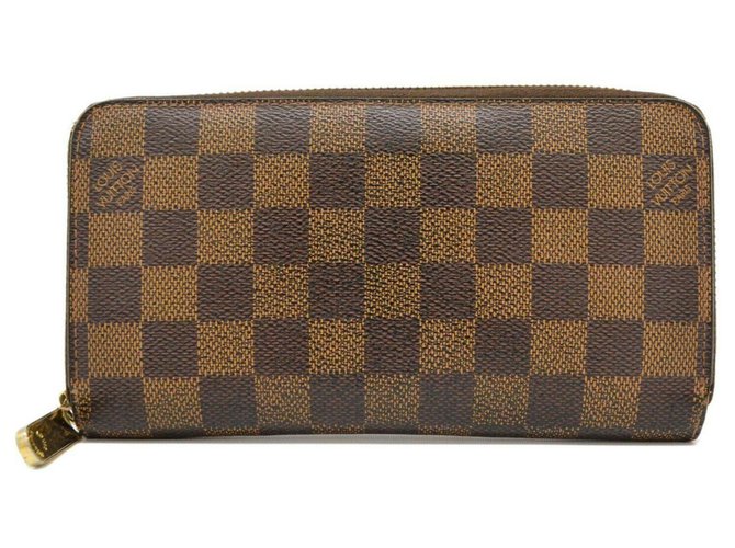 Louis Vuitton Damier Zippy Brown Cloth  ref.161665