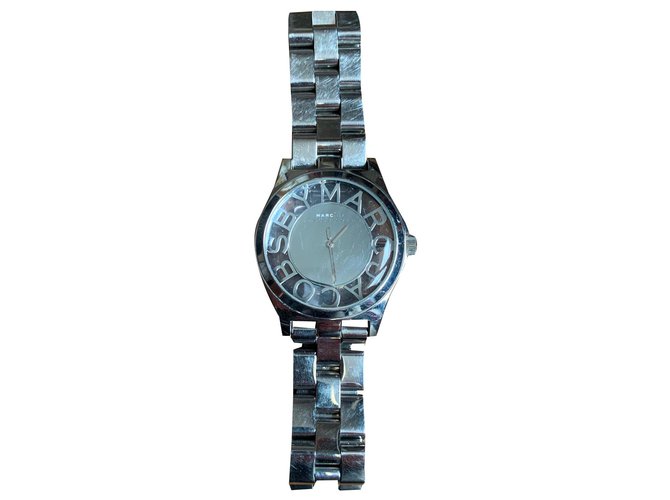 Marc by Marc Jacobs Henry Silvery Grey Steel  ref.161722