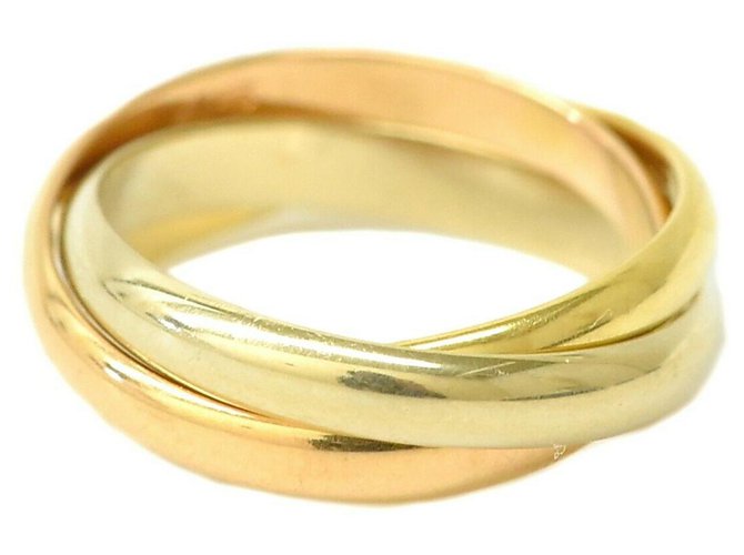 Love Cartier Trinity Ring Band Gelb Gelbes Gold  ref.161738