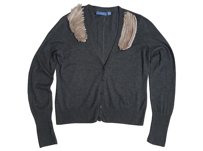 Vera Wang Cardigan Grau