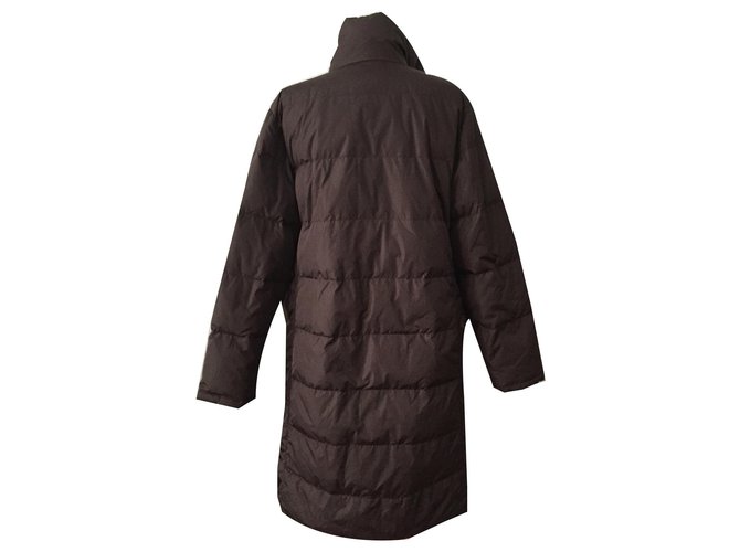 Burberry Puffy jacket Brown Polyamide  ref.161918