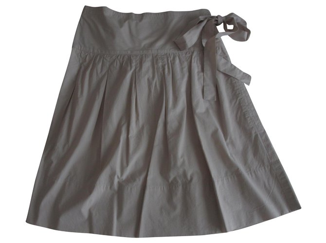 Chloé skirt Sea Shell model Beige Cotton  ref.161925