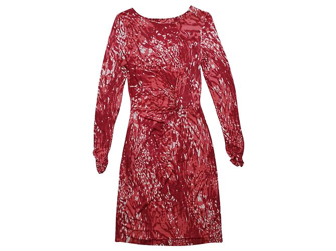 Vestido Ghost London Rosa de Viscose Branco
