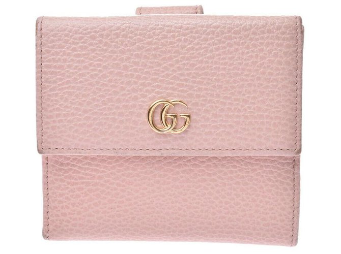 Gucci Petit Marmont lined-sided Pink Leather  ref.162262