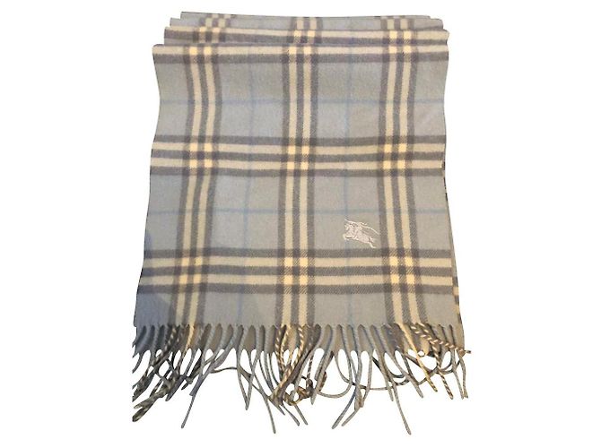 Burberry sciarpe Blu Lana