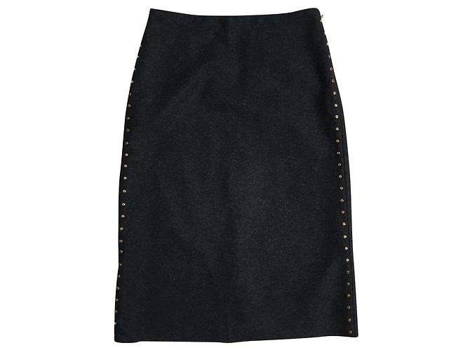 J.Crew Wollrock Dunkelgrau Anthrazitgrau