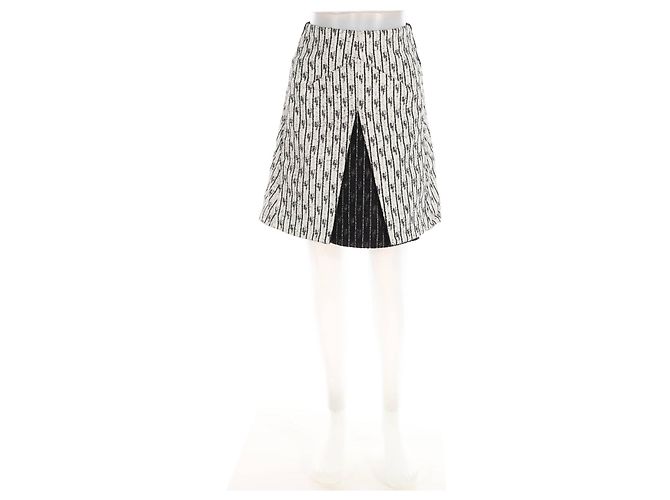 Gonna Roland Mouret bianca e nera Nero Bianco