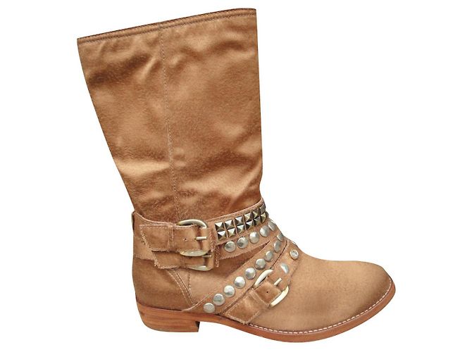 Ash Botas de cinza Cult modelo nova condição Dourado