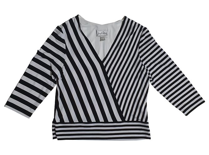 Joseph Ribkoff Bluse schwarz weiß gestreift