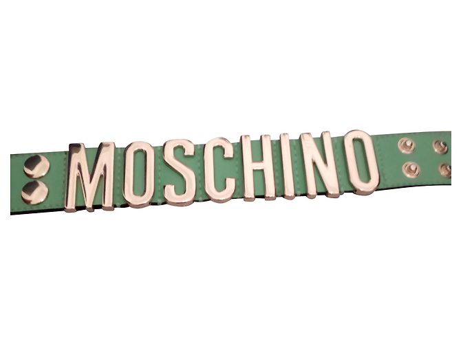 Moschino Pulseira de couro