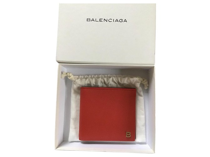 Balenciaga Purses, wallets, cases Red Lambskin  ref.162654
