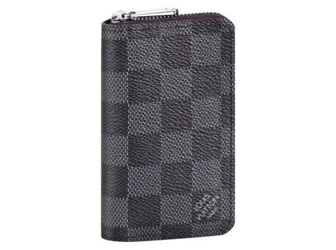 Louis Vuitton Wallets Small accessories Grey Leather  ref.162685