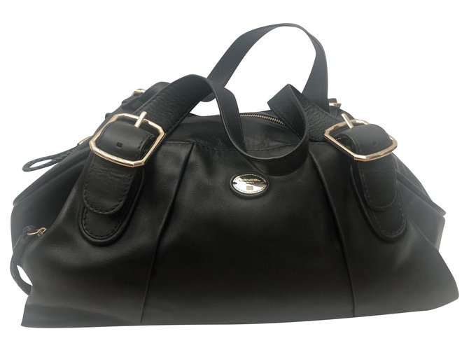 Lancel Handbags Black Leather  ref.162738