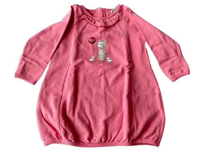 Armani Kleider Pink Baumwolle  ref.162747
