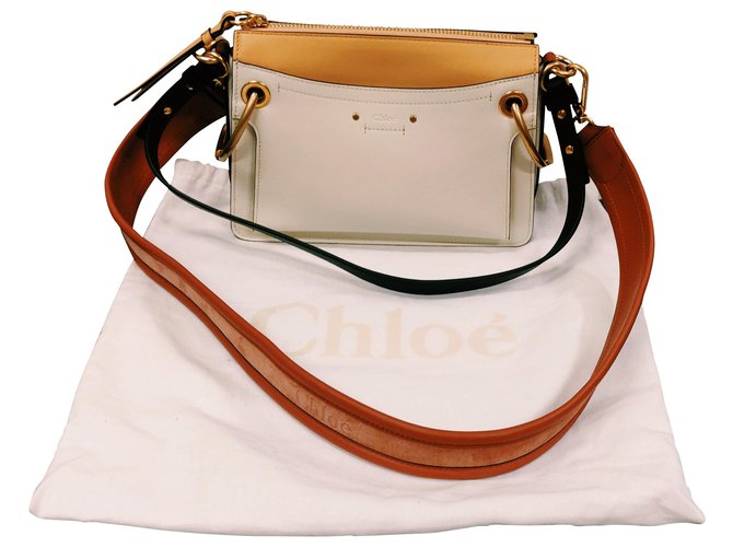 Chloé Roy Mini White Leather  ref.162792