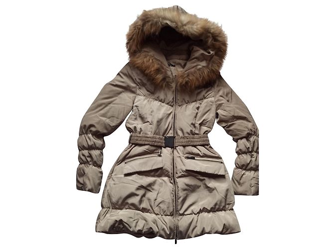 Autre Marque Lauren Vidal Down Jacket Beige