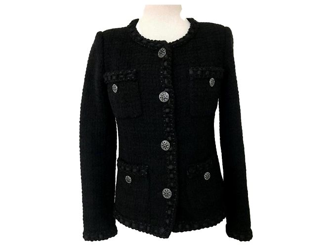CHANEL ROME PICCOLA GIACCA NERA Nero