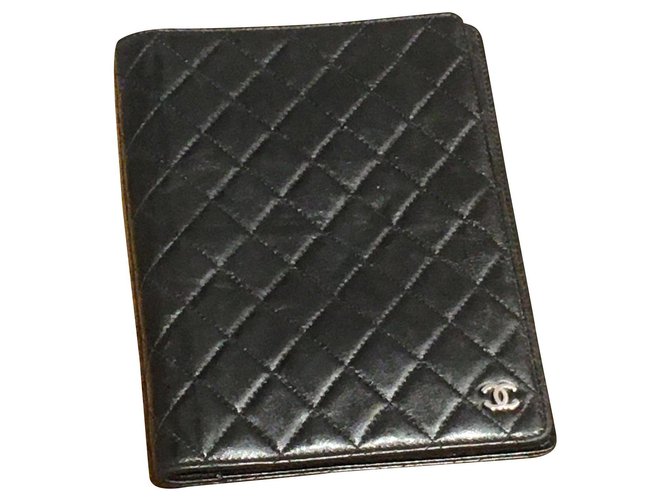 Chanel Timeless agenda holder Black Lambskin ref.163217 - Joli Closet