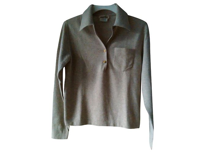 Hermès HERMES Kaschmir Polo Beige
