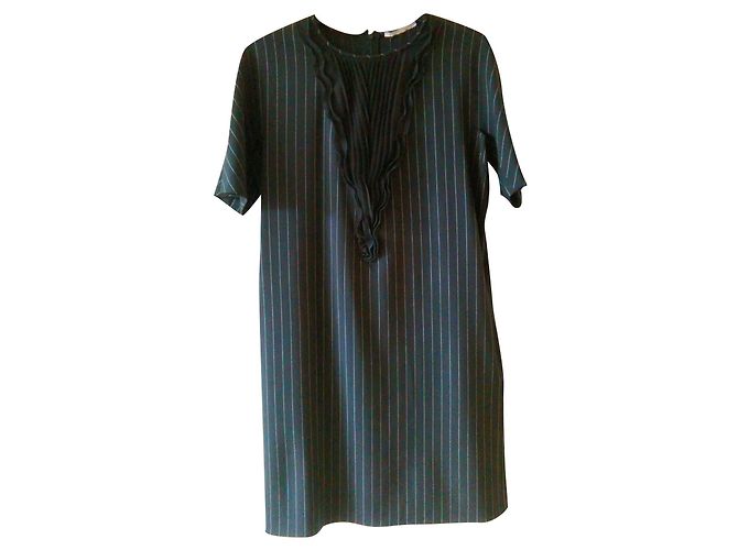 Autre Marque MARCO de VINCENZO Wollkleid Schwarz